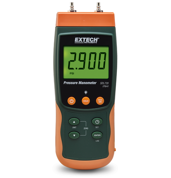 Extech SDL720 – Differential Pressure Manometer/Datalogger