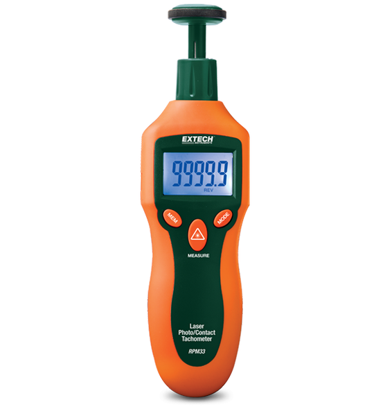 Extech RPM33 – Combination Contact/Laser Photo Tachometer