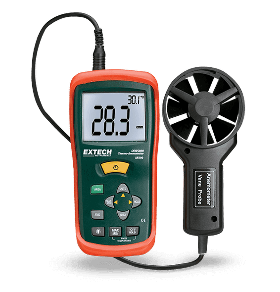 Extech AN100 – CFM/CMM Mini Thermo-Anemometer