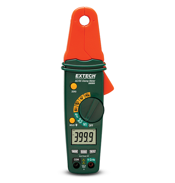 Extech 380950 – 80A Mini AC/DC Clamp Meter