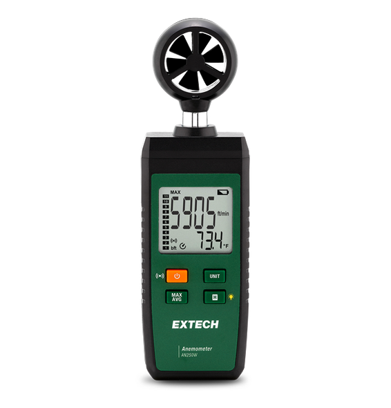 Extech AN250W – Anemometer with Connectivity to ExView® App