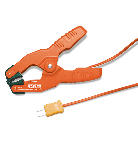 Extech TP200 – Type-K Pipe Clamp Temperature Probe (-4 to 200°F)