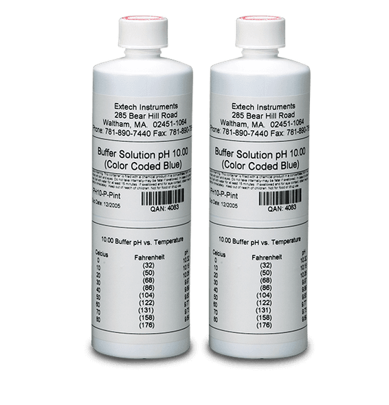 Extech PH10-P – 10pH Buffer Solution (2 Bottles)