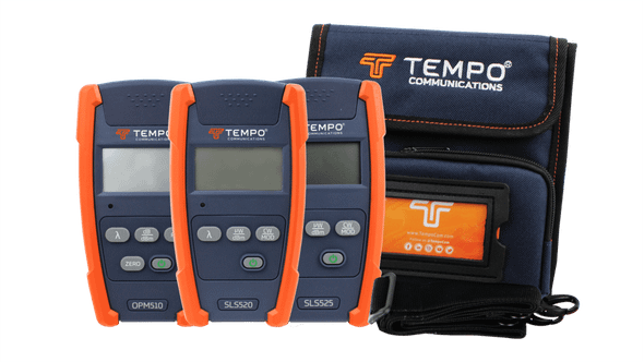 Tempo SM Dual Kit – OPM510 & SLS520 Singlemode Loss Test Kit