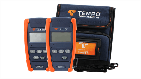 Tempo SM T 1650 Kit – OPM510 & SLS536 Live-Fiber Loss Test Kit