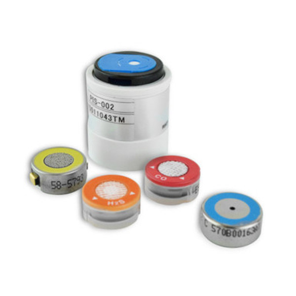 A sleek and durable ESM-23AHS-AsH3 sensor with a cylindrical metallic body, prominently labeled with part details and specifications. The sensor is displayed against a clean, industrial-themed backdrop, highlighting its advanced design and precise monitoring capabilities.