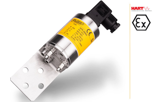 Aplisens APRE-2000G low-range differential pressure transmitter for gas pressure, draft, and furnace pressure measurement.