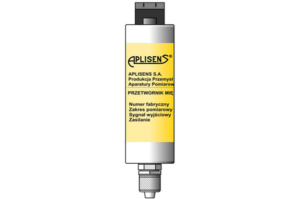 Aplisens PM-22 intersystem pressure transducer for converting low pressure signals to 4–20 mA output.