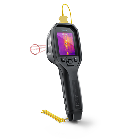 FLIR TG268 Spot Thermal Camera – 160 × 120 Spot IR Camera with Bullseye Laser