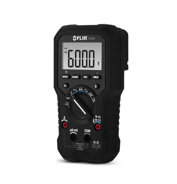 FLIR DM66 Electrical & Field Service TRMS Multimeter – Digital Multimeter with VFD Mode