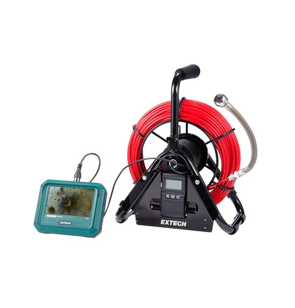 Extech HDV750 – HDV700-Series Videoscope Kit with 28 mm × 30 m Plumbing Spool Probe