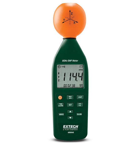 Extech 480846 – 8GHz RF Electromagnetic Field Strength Meter