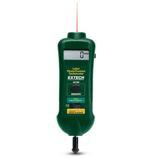 Extech 461995 – Combination Contact/Laser Photo Tachometer
