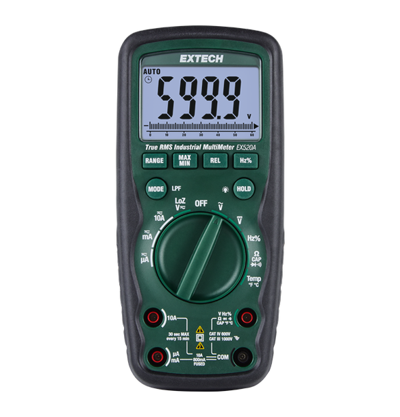 Extech EX520A – Heavy Duty True RMS Multimeter