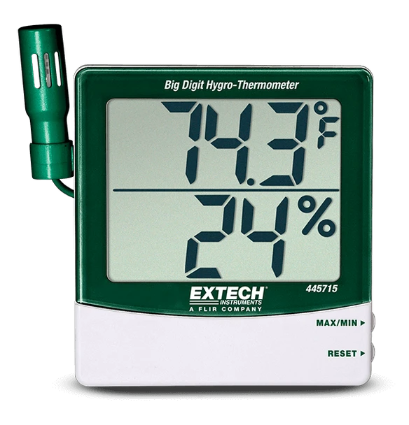 Extech 445715 – Big Digit Hygro-Thermometer with Remote Probe
