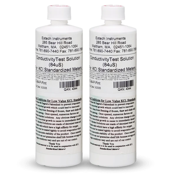Extech EC-84-P – 84µS Conductivity Standard (2 Bottles)