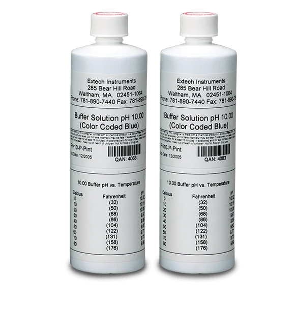 Extech PH10-P – 10pH Buffer Solution (2 Bottles)