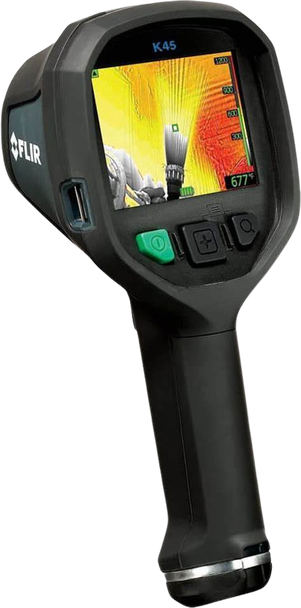 FLIR K45 firefighter thermal imaging camera with 4-inch LCD display