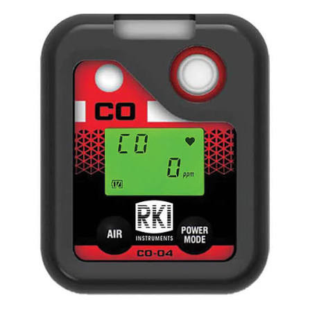 RKI CO-04C carbon monoxide CO single gas monitor with hydrogen H2 compensation