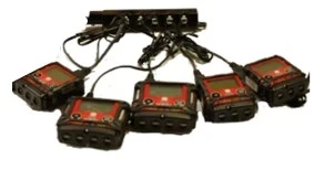 RKI 47-5102 — 5-unit charging connector bar with 5 charging cables (47-1019) for GX-3R & GX-3R Pro, no AC adapter