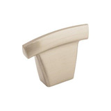 Arched Knob 1 1/2" - Brushed Satin Nickel