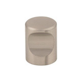 Indent Knob 3/4" - Brushed Satin Nickel