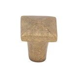 Aspen Square Knob 7/8" - Light Bronze