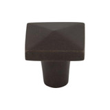 Aspen Square Knob 1 1/4" - Medium Bronze