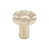 Cobblestone Round Knob 1 1/8" - Polished Nickel