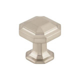 Emerald Knob 1 1/8" - Brushed Satin Nickel