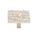 Cobblestone Square Knob 1 15/16" - Polished Nickel