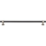 Bit Pull 12" (c-c) - Flat Black and Pewter Antique