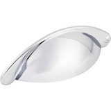 Arendal Cup Pull 2 1/2" (c-c) - Polished Chrome