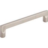 Aspen II Flat Sided Pull 6" (c-c) - Brushed Satin Nickel