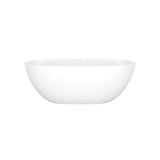 Barcelona 59" x 29" Freestanding Soaking Bathtub With Void Standard White