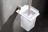 Essence Series Toilet Brush Holder in Brushed Nickel