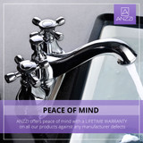 Major Series 4 in. Centerset 2-Handle Mid-Arc Bathroom Faucet in Polished Chrome