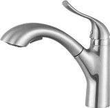 Navona Single-Handle Pull-Out Sprayer Kitchen Faucet in Brushed Nickel