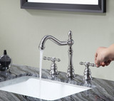 Highland 8 in. Widespread 2-Handle Bathroom Faucet in Brushed Nickel