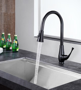 Meadow Single-Handle Pull-Out Sprayer Kitchen Faucet in Oil Rubbed Bronze