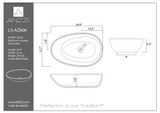 Sensei One Piece Solid Surface Vessel Sink in Matte White