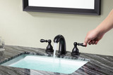 Raider 8 in. Widespread 2-Handle Bathroom Faucet in Oil Rubbed Bronze