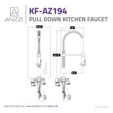 Step Single Handle Pull-Down Sprayer Kitchen Faucet in Brushed Nickel