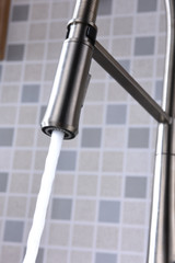 Apollo Single Handle Pull-Down Sprayer Kitchen Faucet in Brushed Nickel