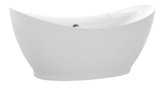 ANZZI Series 5.67 ft. Freestanding Bathtub in White