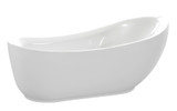 ANZZI Series 5.92 ft. Freestanding Bathtub in White