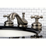 Kingston Brass KS1168AX 8 in. Widespread Bathroom Faucet, Brushed Nickel