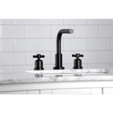 Fauceture FSC8950ZX 8 in. Widespread Bathroom Faucet, Matte Black