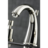 Kingston Brass KS2966DL 8 in. Widespread Bathroom Faucet, Polished Nickel