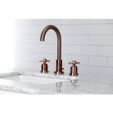 Fauceture FSC892ZXAC Millennium Widespread Bathroom Faucet, Antique Copper